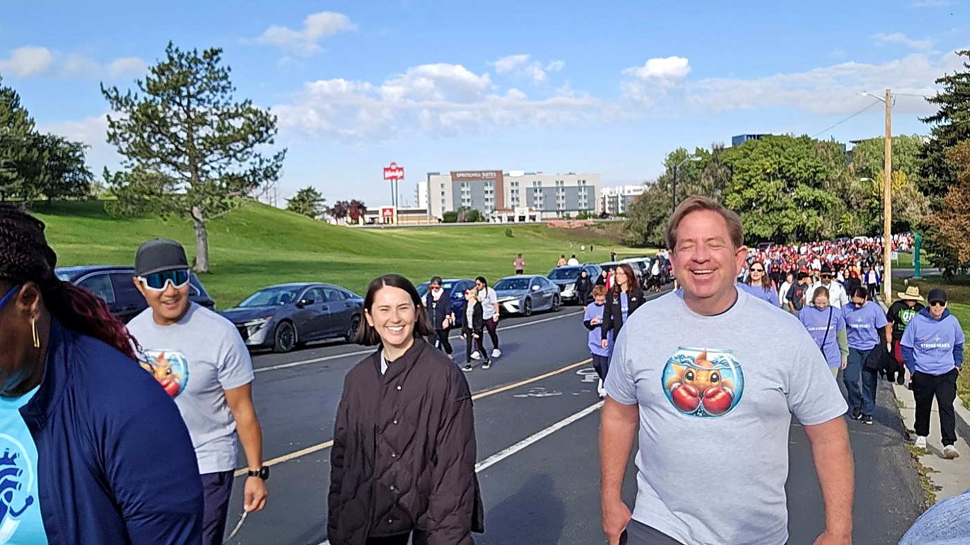 Walking the Heart Walk route